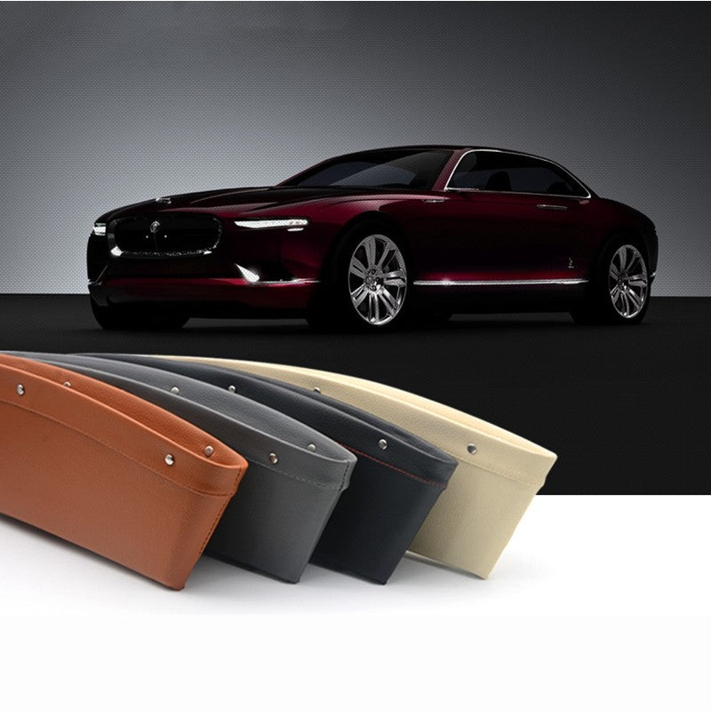 Car Organizer Box Caddy Catcher PU Leather Seat Gap Storage Bag - 0 - CJ