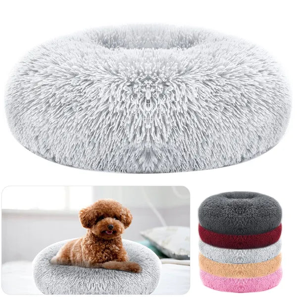 Pet Dog Bed Soft Warm Fleece Puppy Cat Bed Dog Cozy Nest Sofa Bed Cushion L Size - 5 - CJ