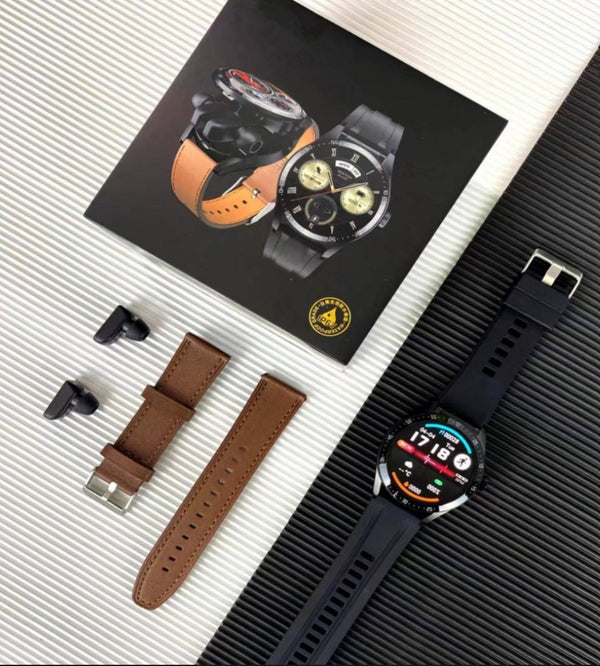 2 In 1 HI - FI Wireless Earphones Men Smart Watch - 5 - CJ