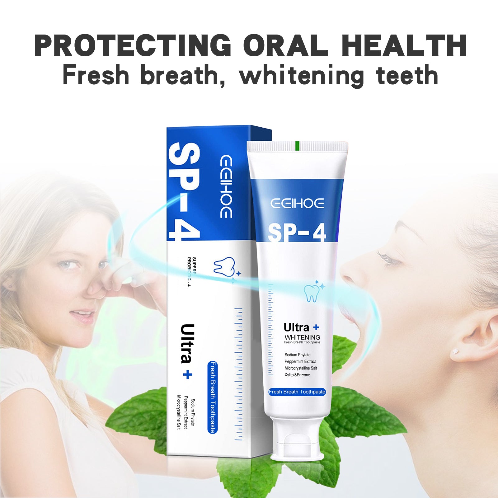 EELHOE Probiotic Brightening White Toothpaste For Oral Cleaning, Fresh Breath, And Gum Protection - 5 - CJ