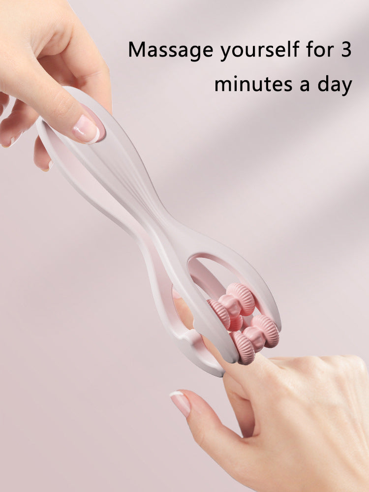 Finger Massager Dual - Row Roller Design Easy Use Relieve Finger Fatigue Promote Blood Circulation Portable Roller Finger Massager - 5.0 - CJ