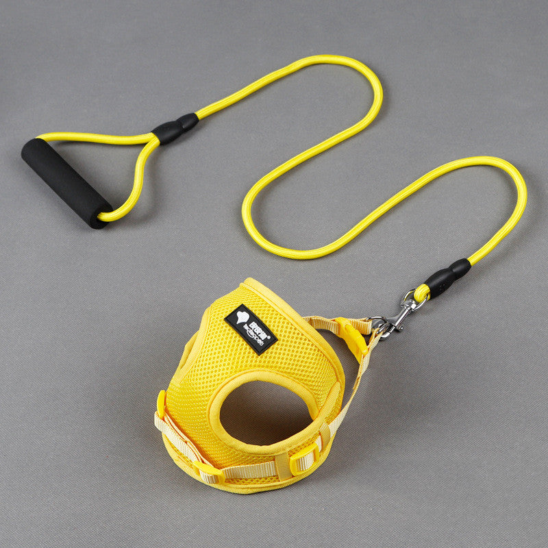 Dog leash dog leash dog collar - 0 - CJ - Yellow - Large - CJJJCWGY01769 - Yellow - Large