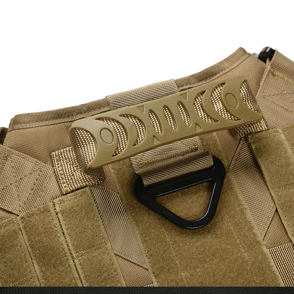 Military Tactical Dog Harness German Shepherd Adjustable Pet Dog Back - 0 - CJ