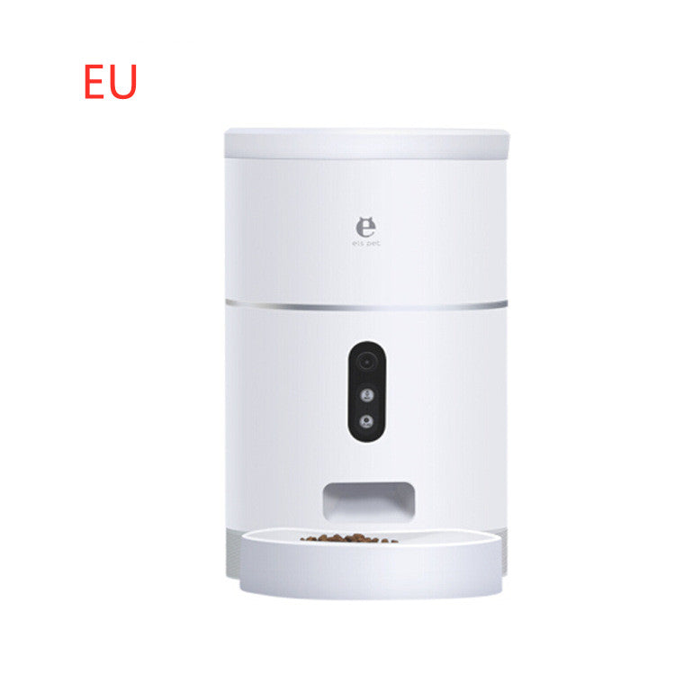 Pet Dog Cat Food Dispenser Bowl with Camera Wide Angle Automatic Pet Feeder Food Bowl APP Control Pet Accessories - 0 - CJ