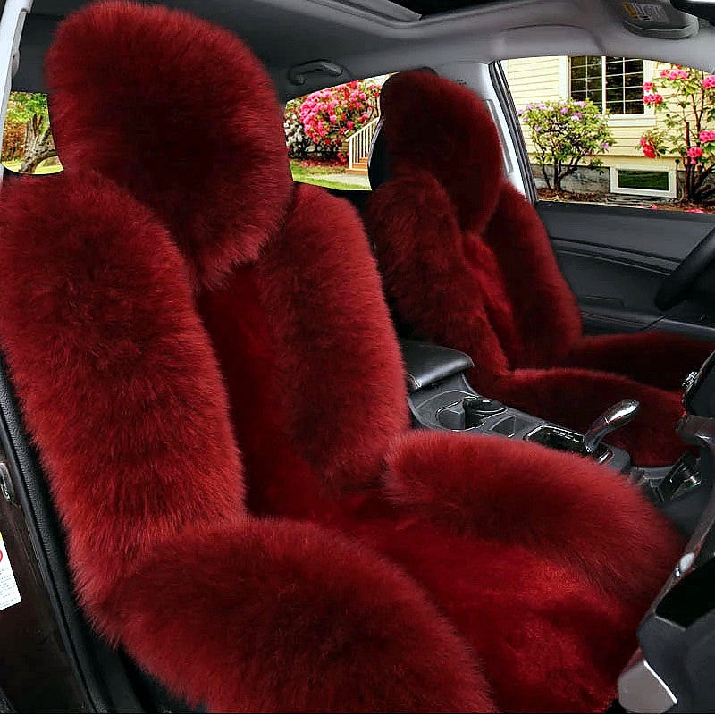 Car cushion winter - 0 - CJ - Wine Red - CJQCNBQC00186 - Wine Red
