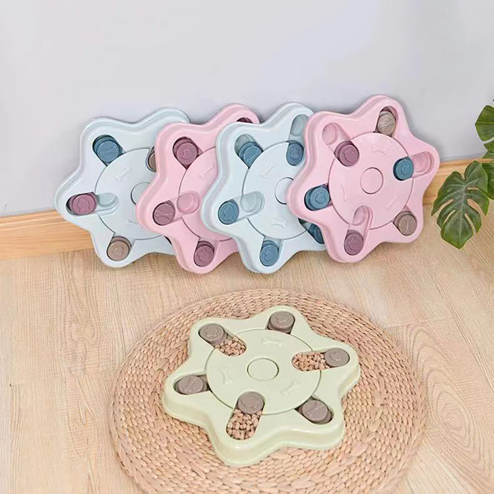 Dog Puzzle Toys Increase IQ Interactive Slow Dispensing Feeding Dog Training Games Feeder For Small Medium Dog Pet Training Toy - 0 - CJ