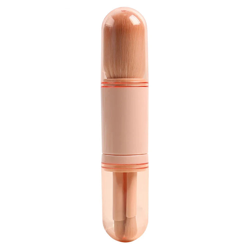 4in1 Portable Makeup Brush Set Beauty Brush - 5 - CJ