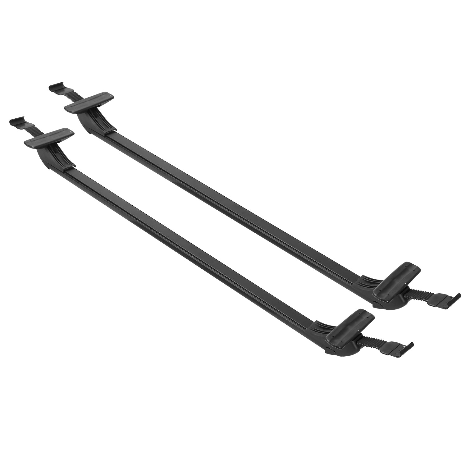 2PCS Universal 110cm 43 - inch Car Roof Rack Cross Bar With Anti - Theft Lock Adjustable Window Frame For Bike Kayak Cargo Luggage - 5 - cjdropshipping