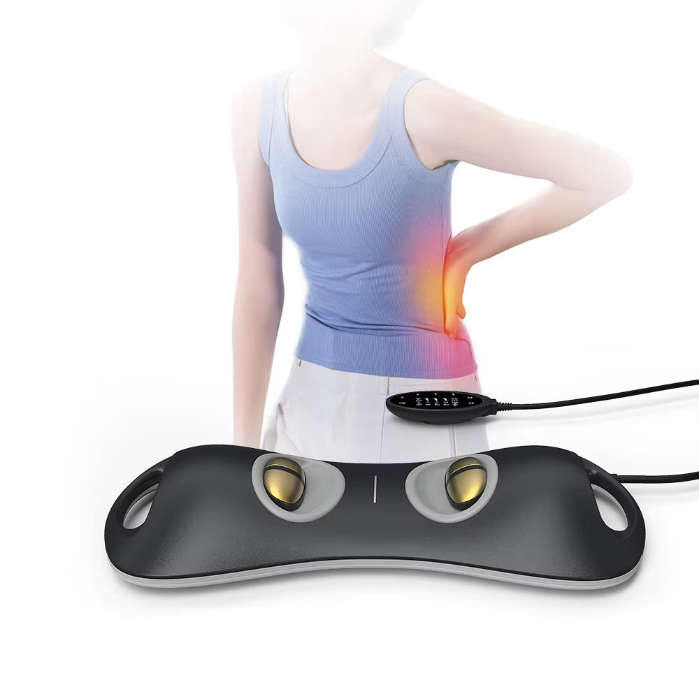 New Kneading Electric Lumbar Heat Traction Back Massager Lumbar Massage Back Stretcher - 5 - CJ