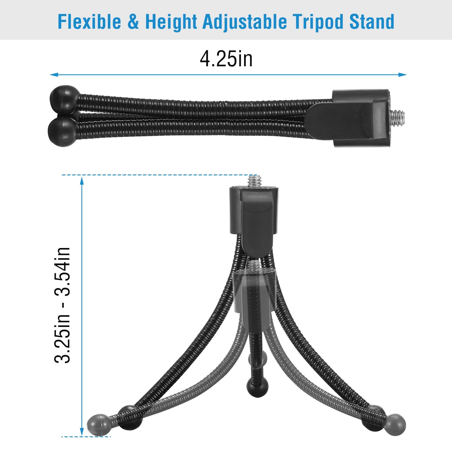 Tripod Stand For Camera Mini Projector Flexible Tripod Holder Heavy Duty Camera Tabletop Mount With Anti - slip Feet For Photograph Recording - 5 - CJ