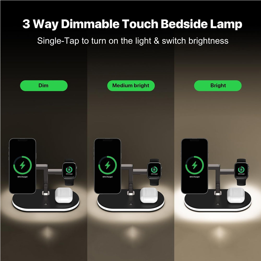 4 In 1 Aluminum Alloy Magnetic Wireless Charger Stand - 5 - CJ