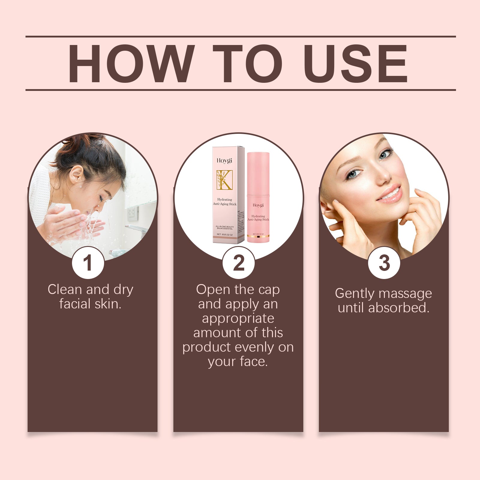 Hoygi Anti - Wrinkle Firming And Moisturizing Stick Moisturizes Fine Lines, Reduces Collagen, Hydrates, Prevents Aging, Moisturizes And Refreshes Skin Care - 5.0 - CJ