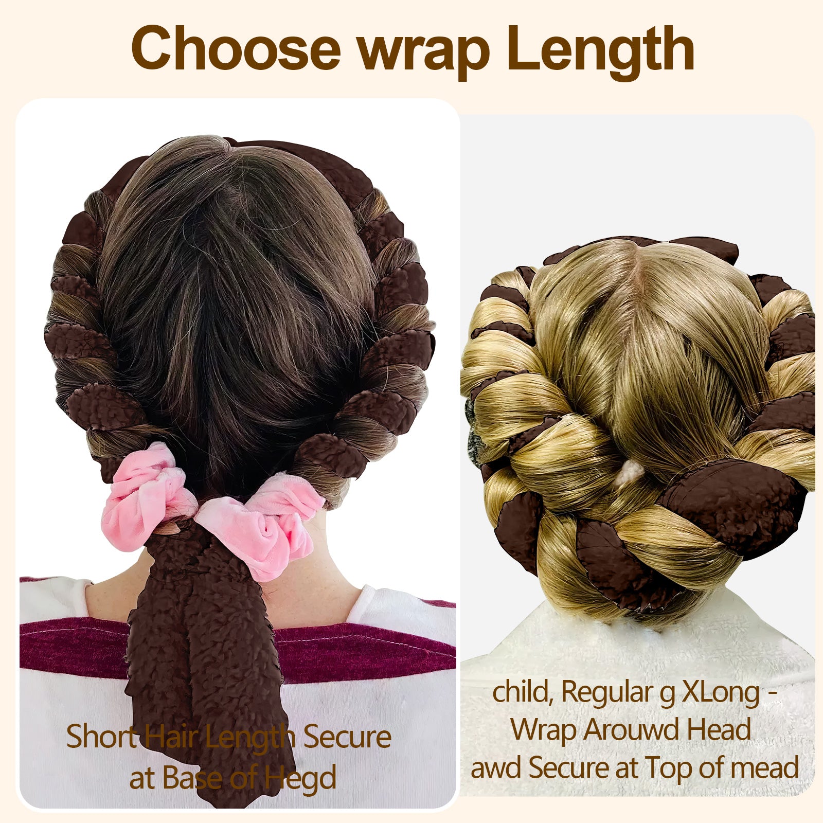 Satin Heatless Hair Curler, Lazy Natural Soft Wave DIY Heatless Curls For Sleep In Overnight, For All Hair Types - 5 - CJ