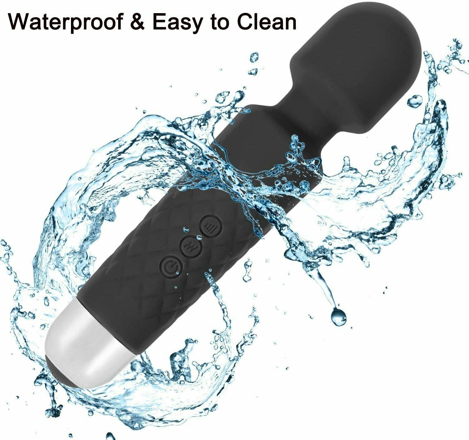 Magic Massage Wand Muscle Relaxation Massager 20 Speed Vibrating Full Body Therapy Motor Vibration - 5 - CJ