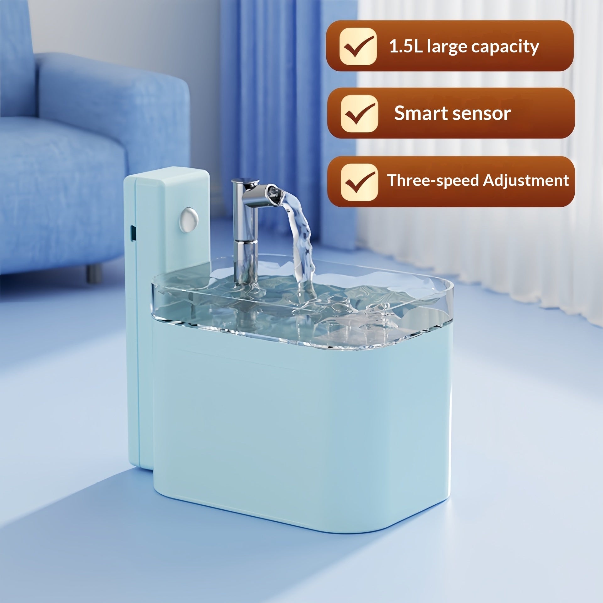 Cat Wireless Induction Automatic Circulation Smart Water Dispenser - 0 - CJ