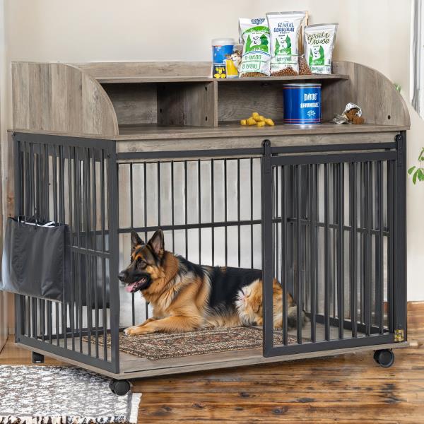 Heavy Duty Large Dog Cage Furniture - 5 - CJ