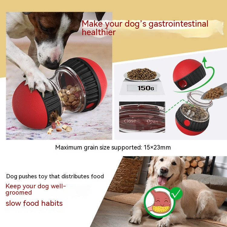 Food Dispensing Dog Toy Tumbler Leaky Food Ball Puzzle Toys Interactive Slowly Feeding Protect Stomach Increase Intelligence Pets Toy Pet Products - 0 - CJ