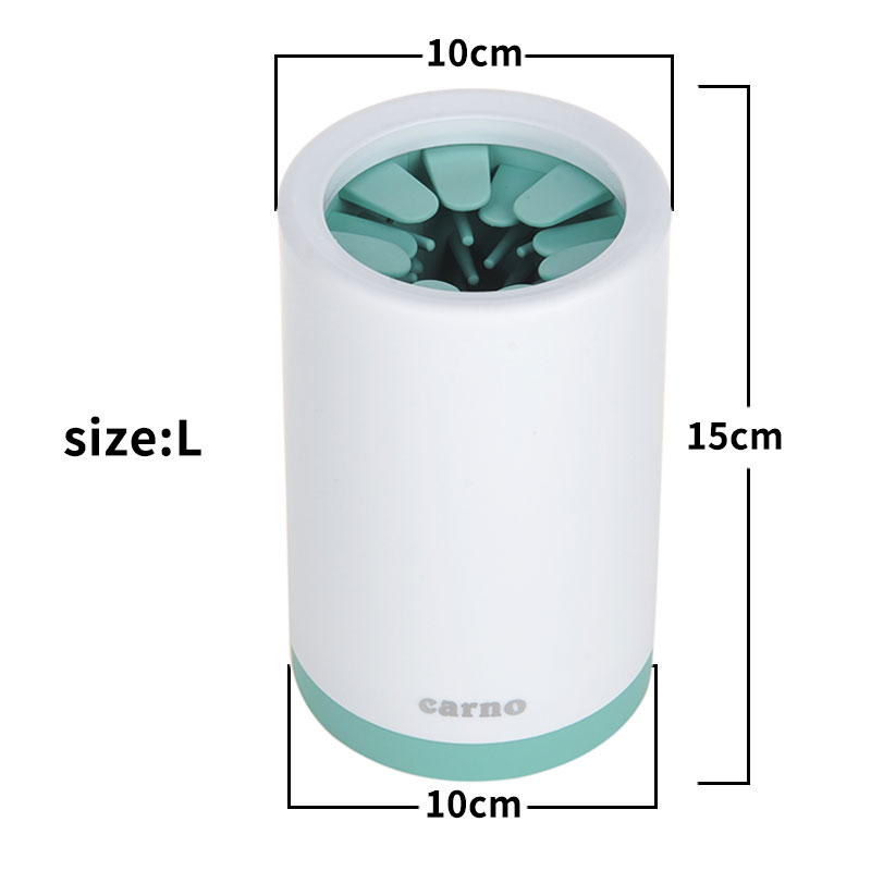 Portable Pet Paw Cleaner Cup Soft Silicone Comb - 0 - CJ - Green - L - CJJJCWGY01342 - Green - L