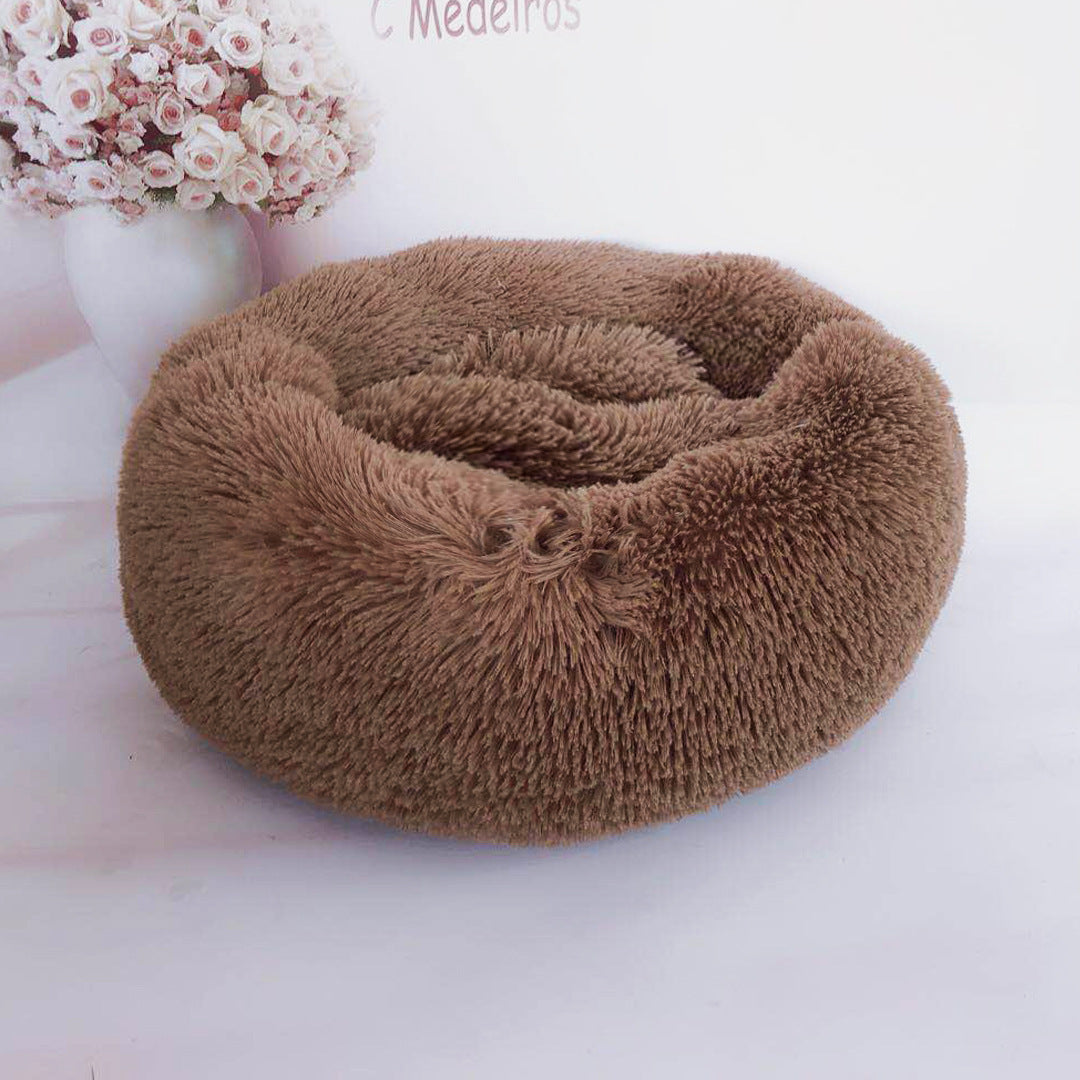 Plush pet nest - 0 - CJ - Coffee - 70cm - CJJJCWGY03748 - Coffee - 70cm