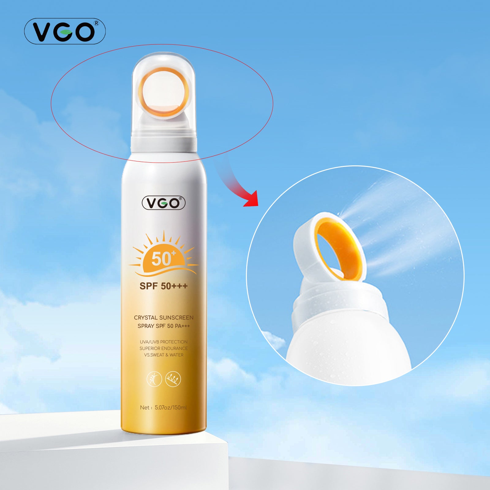 CRYSTAL SUNSCREEN SPRAY SPF 50 PA - 5 - CJ