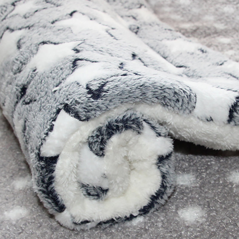 Pets Dog Bed Mat Crate Pad Soft Pet Bed Washable Crate Mat For Large Medium Small Dogs Reversible Fleece Dog Crate Kennel Mat Cat Bed Liner Super Soft Fluffy Premium Fleece Pet Blanket - 5 - CJ