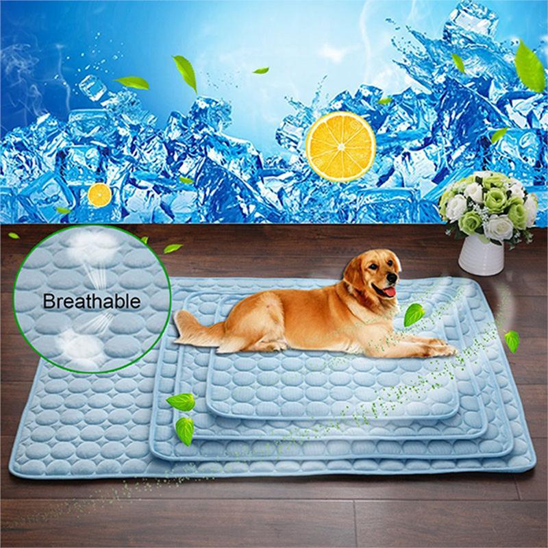 Pet Dog Cat Ice Silk Cold Nest Pad For Cooling In Summer - 0 - CJ