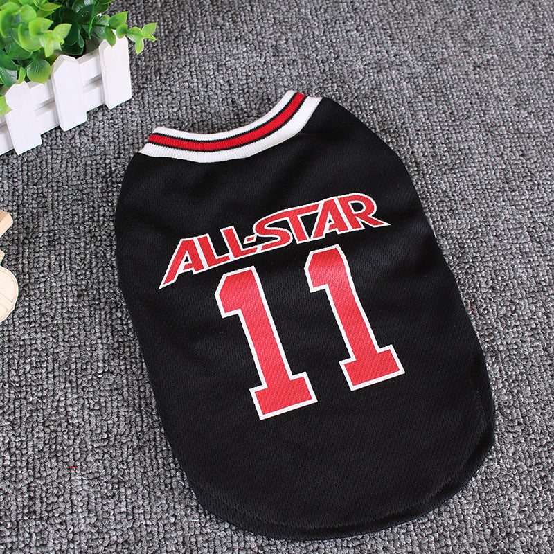 Hot World Cup Ball Spring And Summer Dog Vest Pet Supplies - 0 - CJ