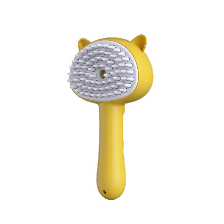 Hair Cleaning Brush With Mist Multifunctional Cat Grooming Brush Rechargeable Self Cleaning Slicker Brush For Pets Dogs & Catsb Pet Products - 0 - CJ