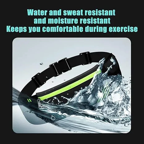 Running Belt For Women & Men Ultra Light Bounce Waist Reflective Adjustable Bag Holder For Cell Phone For Jogging Running Hiking Travel And Gym - 5 - CJ