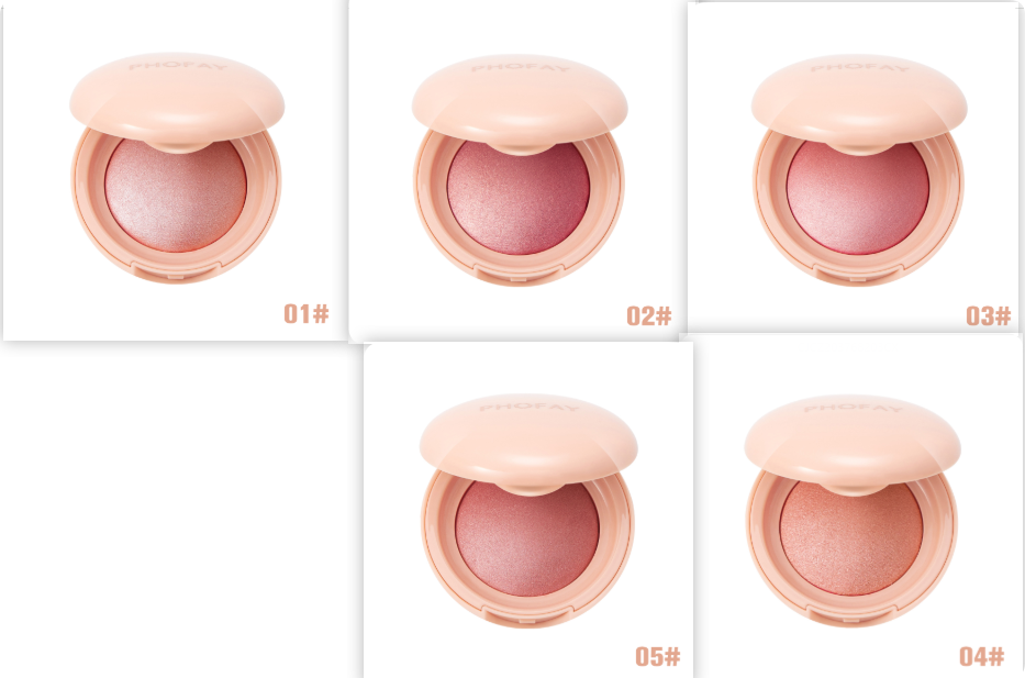 PHOFAY Luminous Powder Blush - 4 - CJ - Set1 - CJCZ203768212LO
