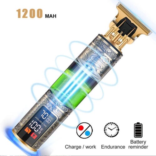 Beard Trimmer Hair Clippers Cordless Rechargeable Hair Cutting Barber Shaving Machine For Men USB Charging - 5 - CJ