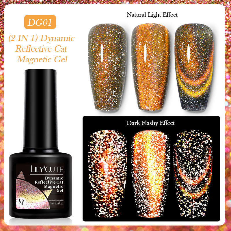 Diamond In The Debris Cat Eye Series Nail Polish Gel - 0 - CJ