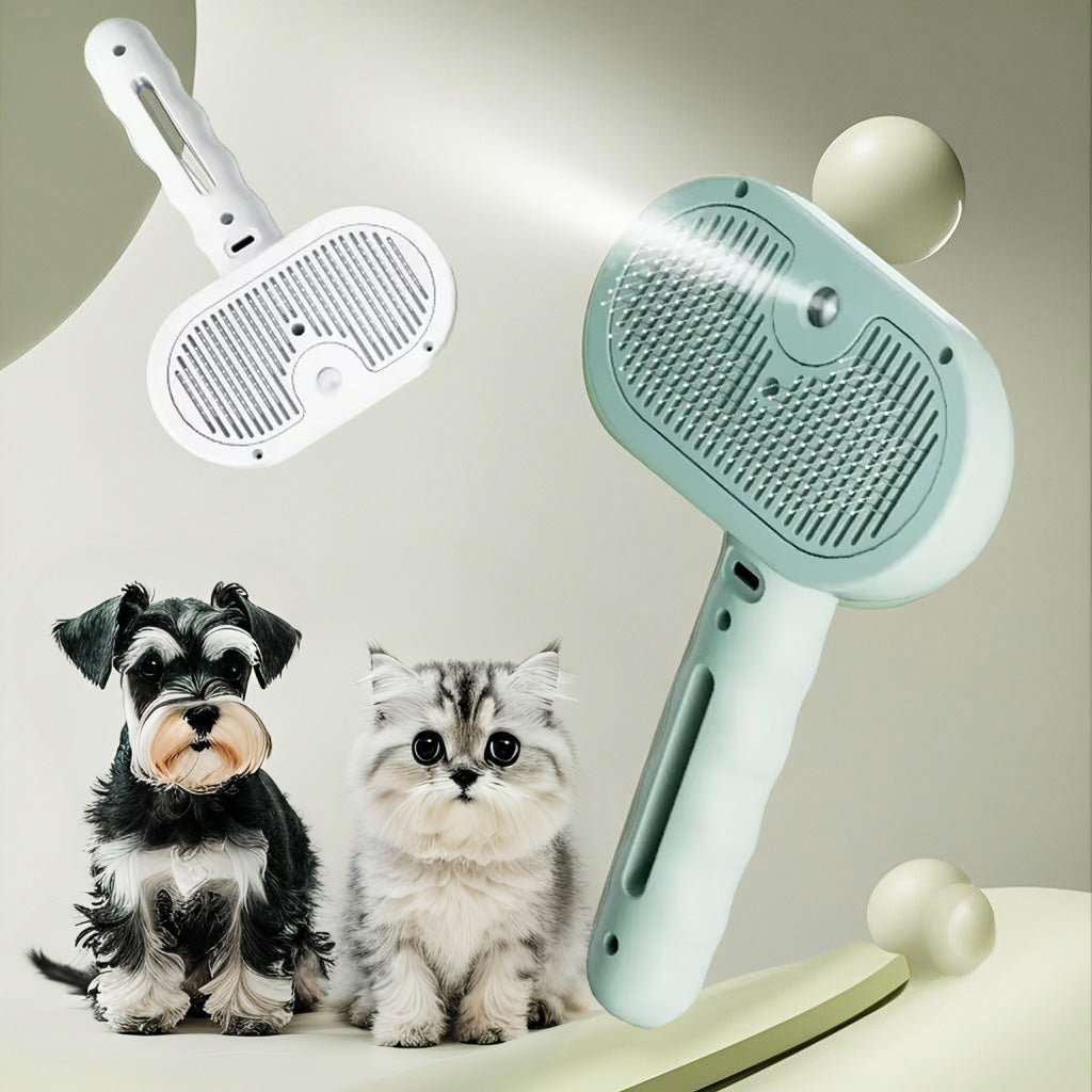 Pets Spray Hair Comb Pet Hair Remover Cleaning Brush Cats Grooming Dog Accessories Tools Dematting Water Mist Humidifier Comb Pet Supplies - 0 - CJ