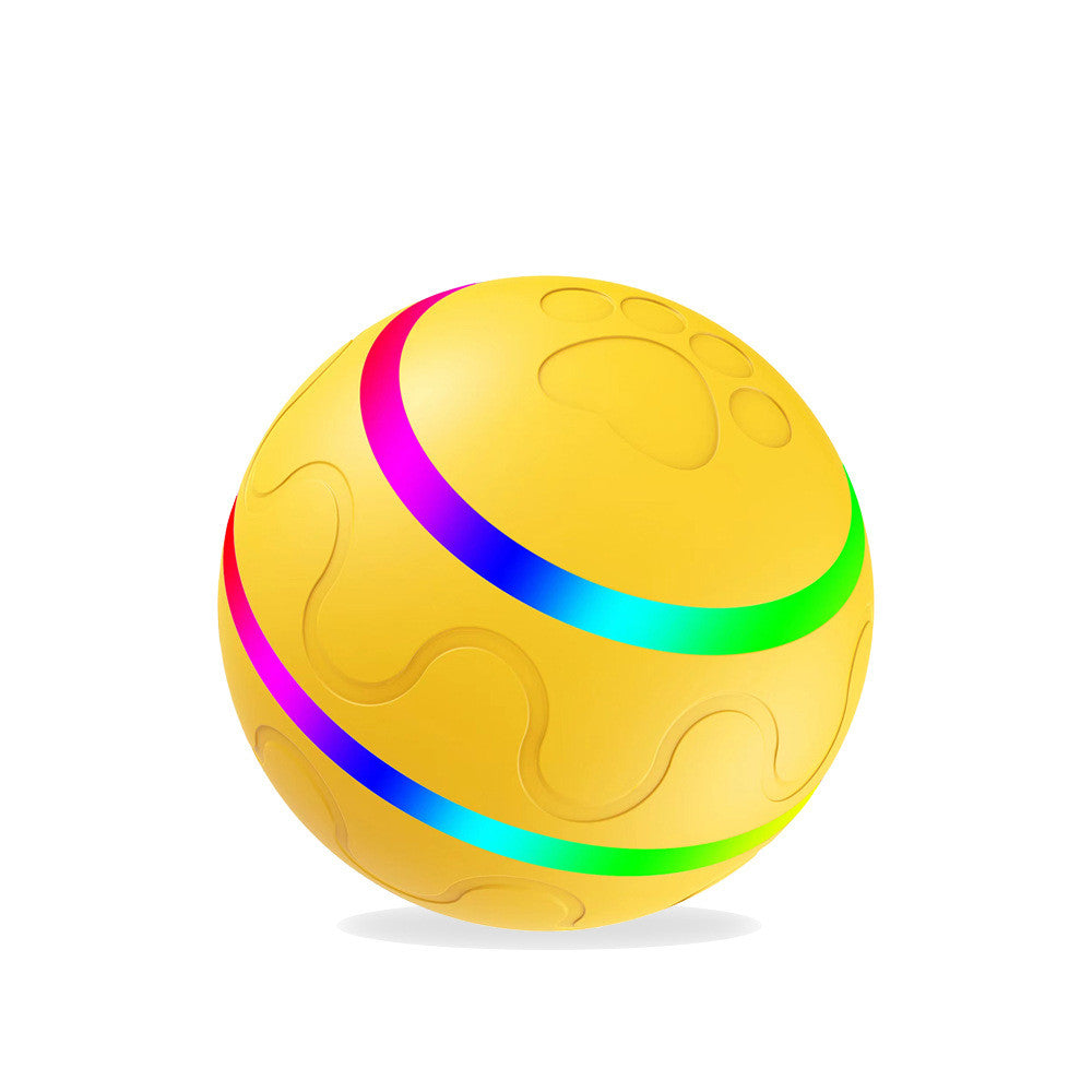 Pet New Cat Wicked Ball Toy Intelligent Ball USB Cat Toys Self Rotating Ball Automatic Rotation Ball - 0 - CJ
