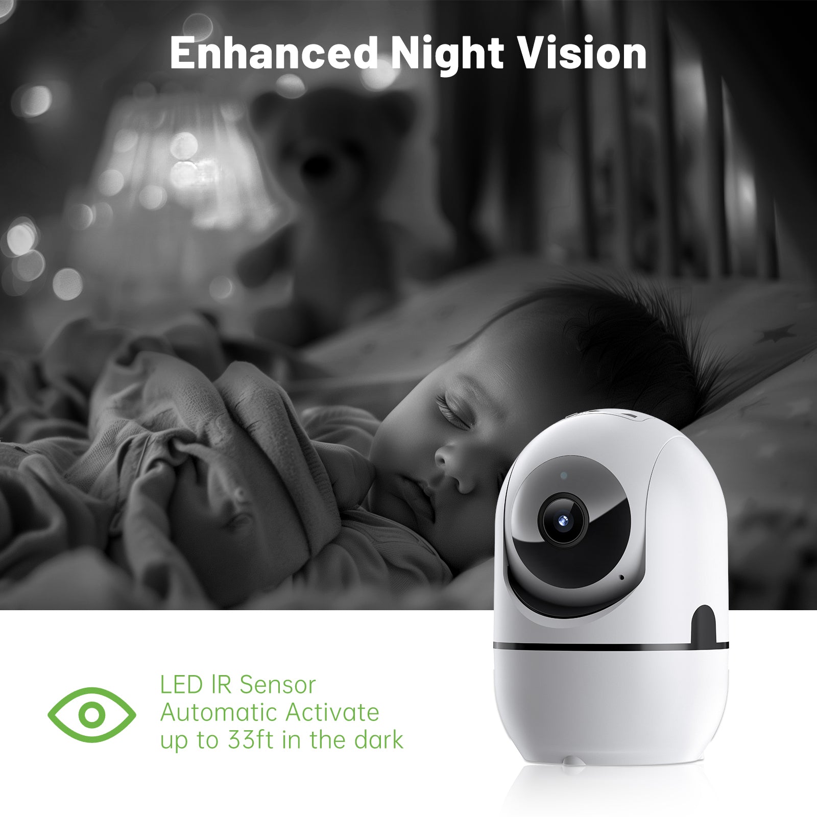 2 - way Video Call Network Camera PTZ WIFI Security Cam AI Smart Camera For Home Night Vision Wireless Indoor Camera - 5 - CJ