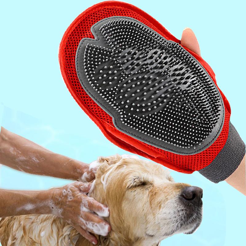 Dog fur Grooming Massage Brush - 0 - CJ - Black - CJJJCWGY00140 - Black