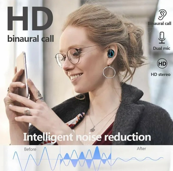 Bluetooth 5.1 Headset TWS Wireless Earphones Mini Earbuds Stereo Headphones IPX7 - 5 - CJ
