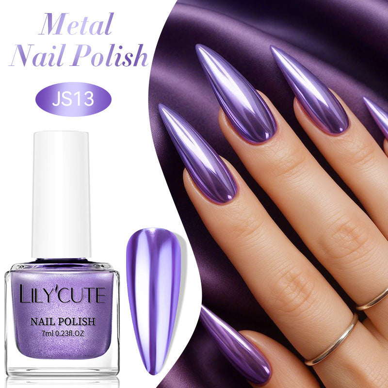 Quick - dry Metallic Mirror Nail Polish, No Baking Required - 0 - CJ