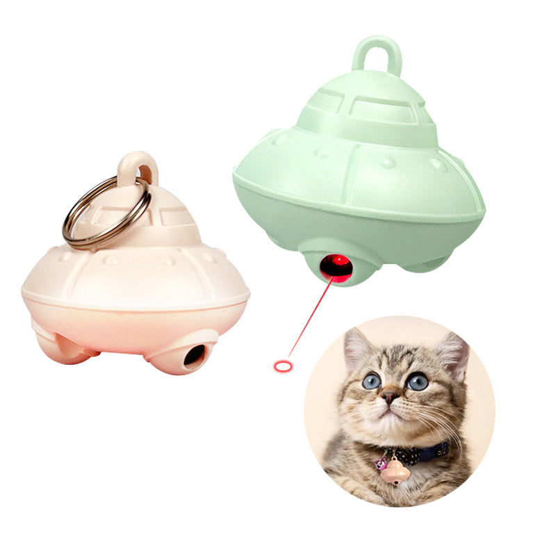 Cat Laser Toy Pointer Cat Collar Automatic Interactive Cat Toy For Kittens Dogs Game USB Charging Electric Training Pet Items - 4 - CJ