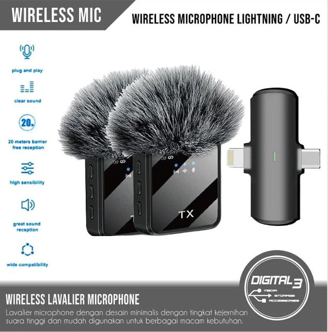 Wireless Lavalier Microphone - 5 - CJ