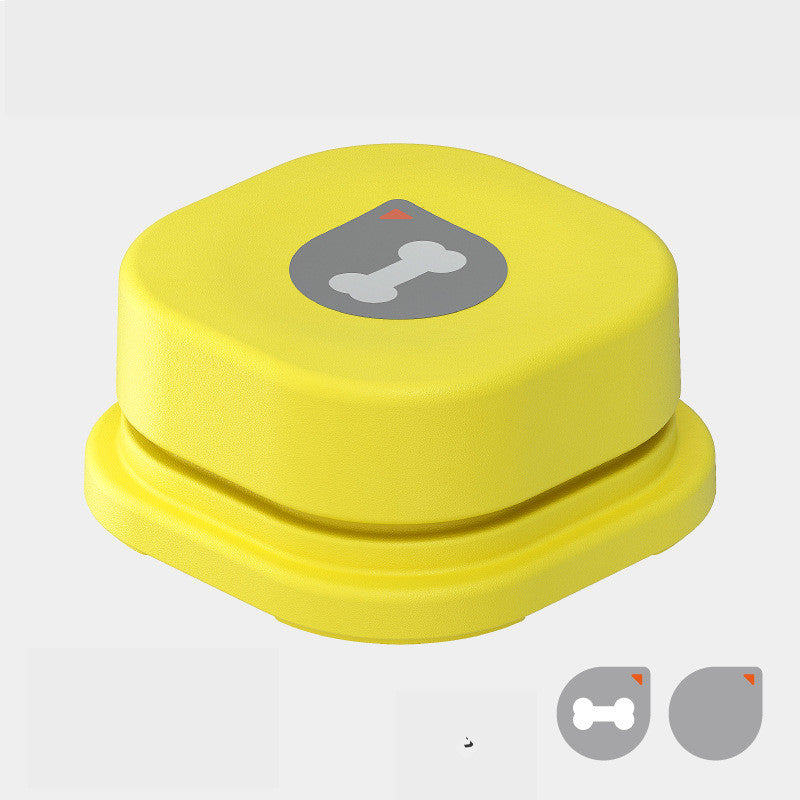 4 Colors Pet Communication Button One - click Prevent Physical Inactivity Recordable Dog Talking Button Toy Cat Toy Pet Products - 0 - CJ - Yellow - CJGY156358004DW