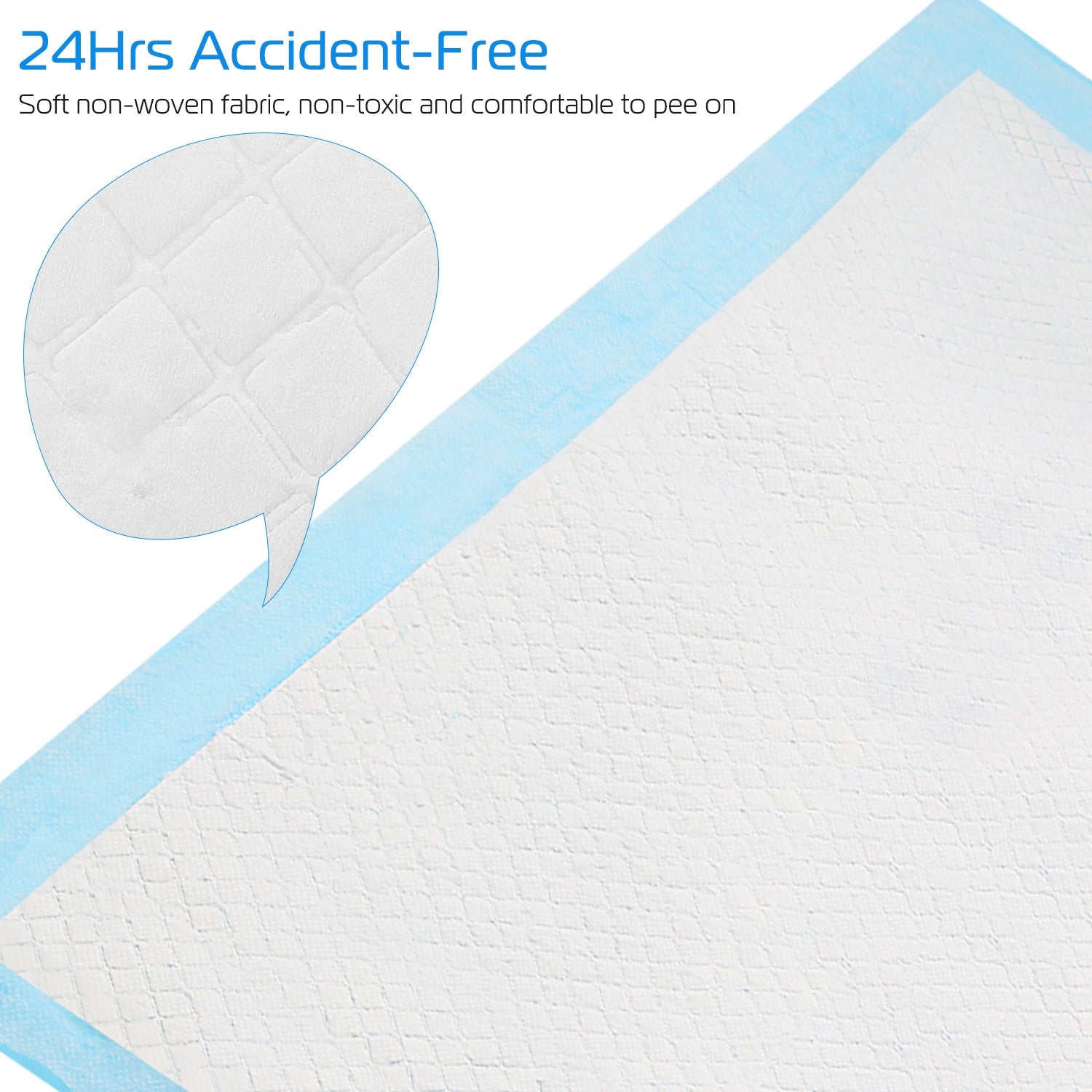 50Pcs Per Set Dog Training Pads Puppy Pee Pads Cat Wee Mats Potty - Train 24in X 18in M - 5 - CJ