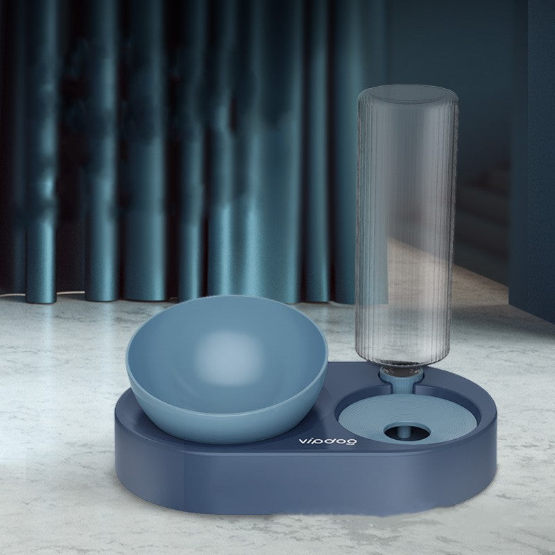 Double Bowl Automatic Drinking Dog Pot Cat Bowl - 0 - CJ