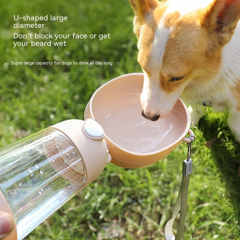 Portable Dog Water Bottle Food And Water Container For Pet Pets Feeder Bowl Outdoor Travel Drinking Bowls Water Dispenser - 0 - CJ