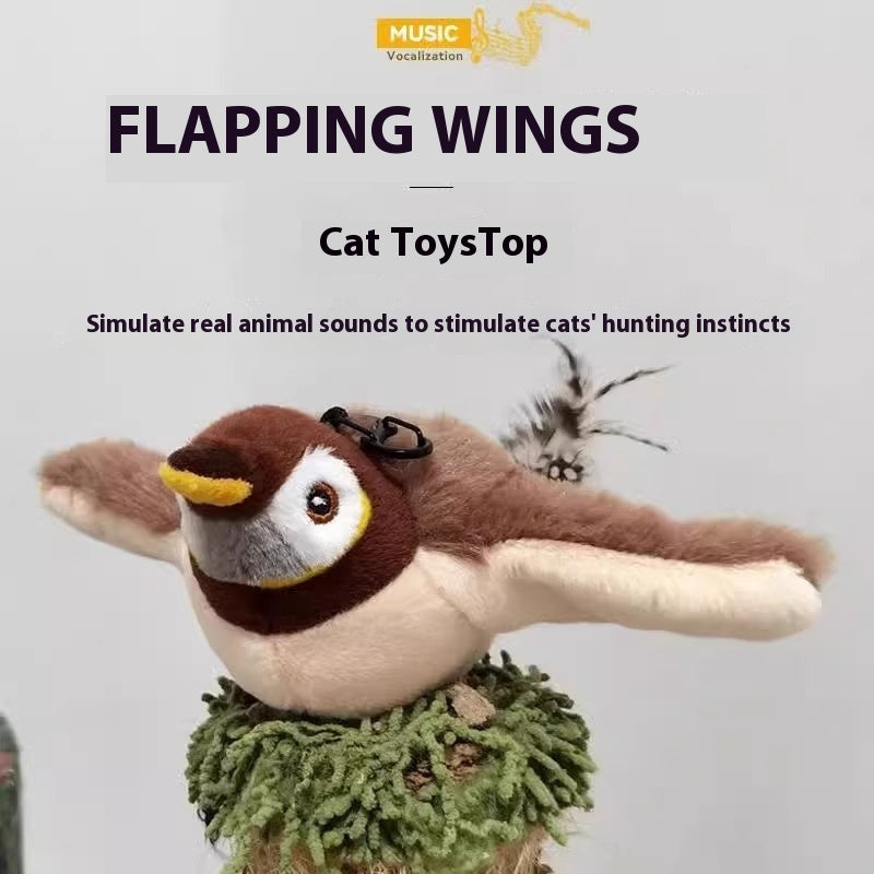 Sound Vibration - sensing Funny Smart Cat Toy - 0 - CJ