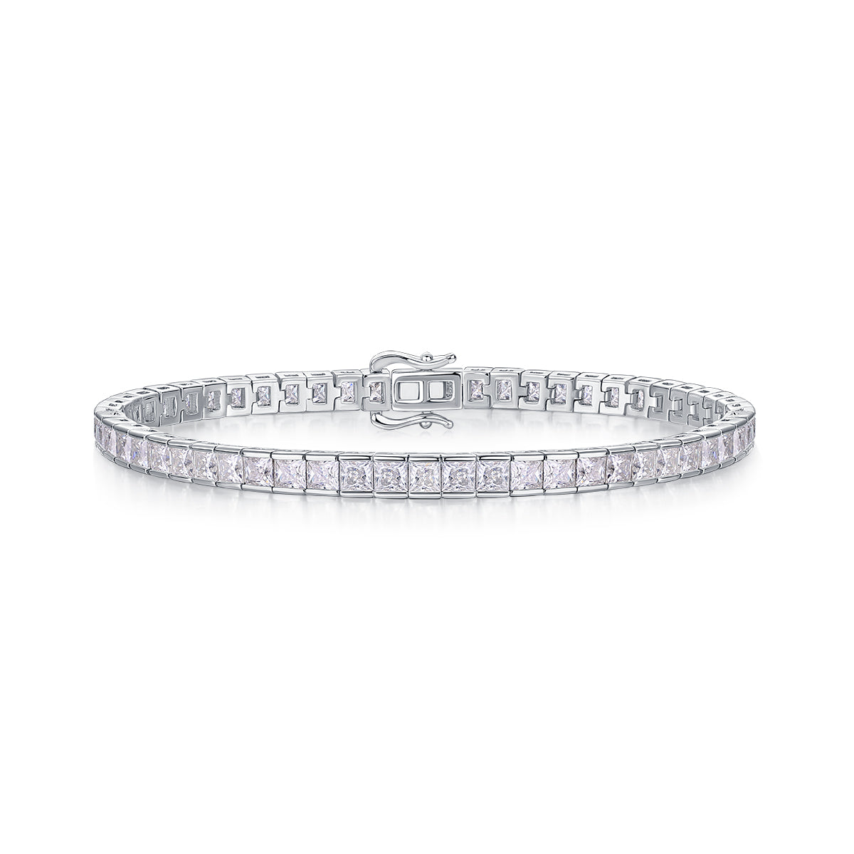 1Time Tunnel Luxury Fashion Mosan Diamond S925 Silver Necklace Comparable To Natural Diamonds Prohibit TikTok sales - 5 - CJ