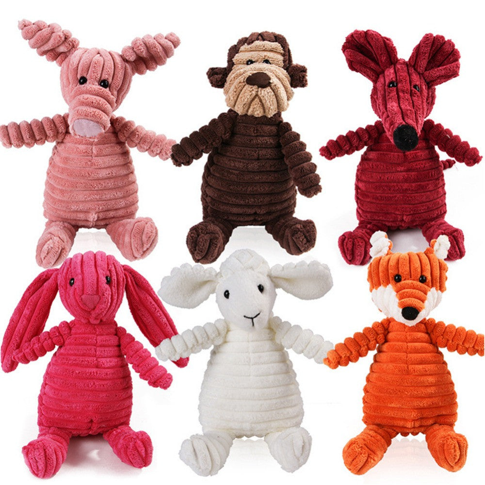 Vocal Animal Plush for Pet Dog Molar Teeth Cleaning Training - 0 - CJ
