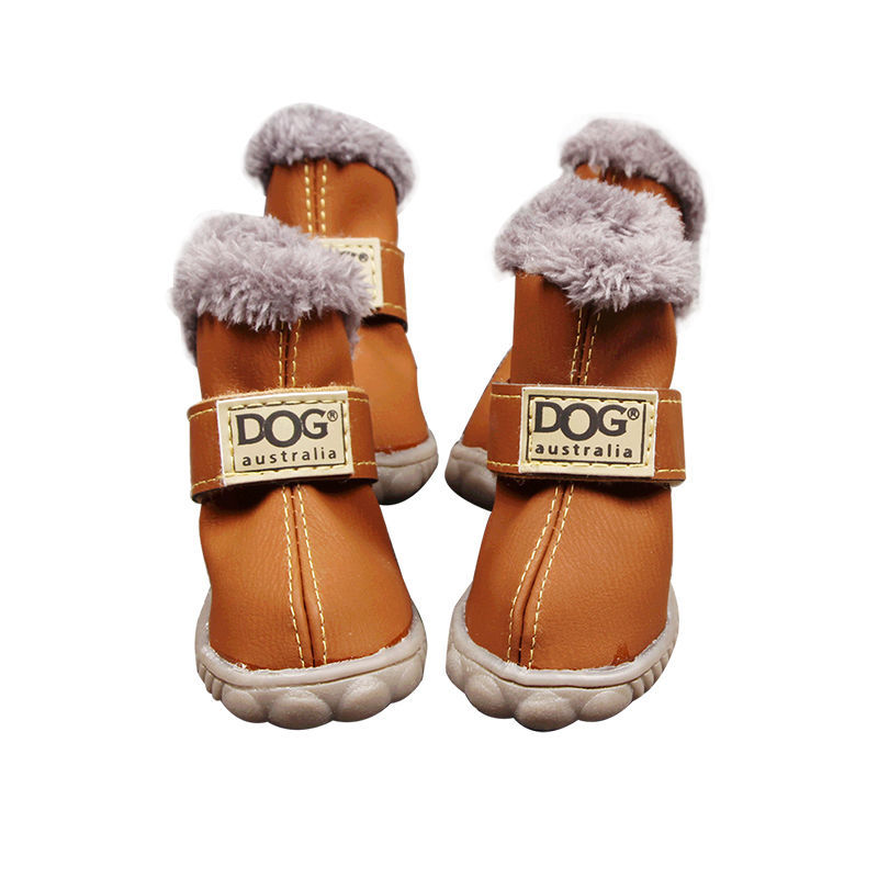 Dog Thick Snow Boots Keep Warm Teddy Autumn And Winter VIP Shoes - 0 - CJ