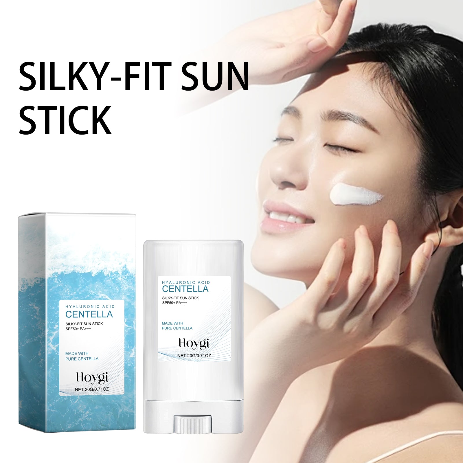 Hoygi Hyaluronic Acid Sunscreen Stick Gentle Moisturizing UV Protection For Sunburned And Reddened Skin - 5 - CJ
