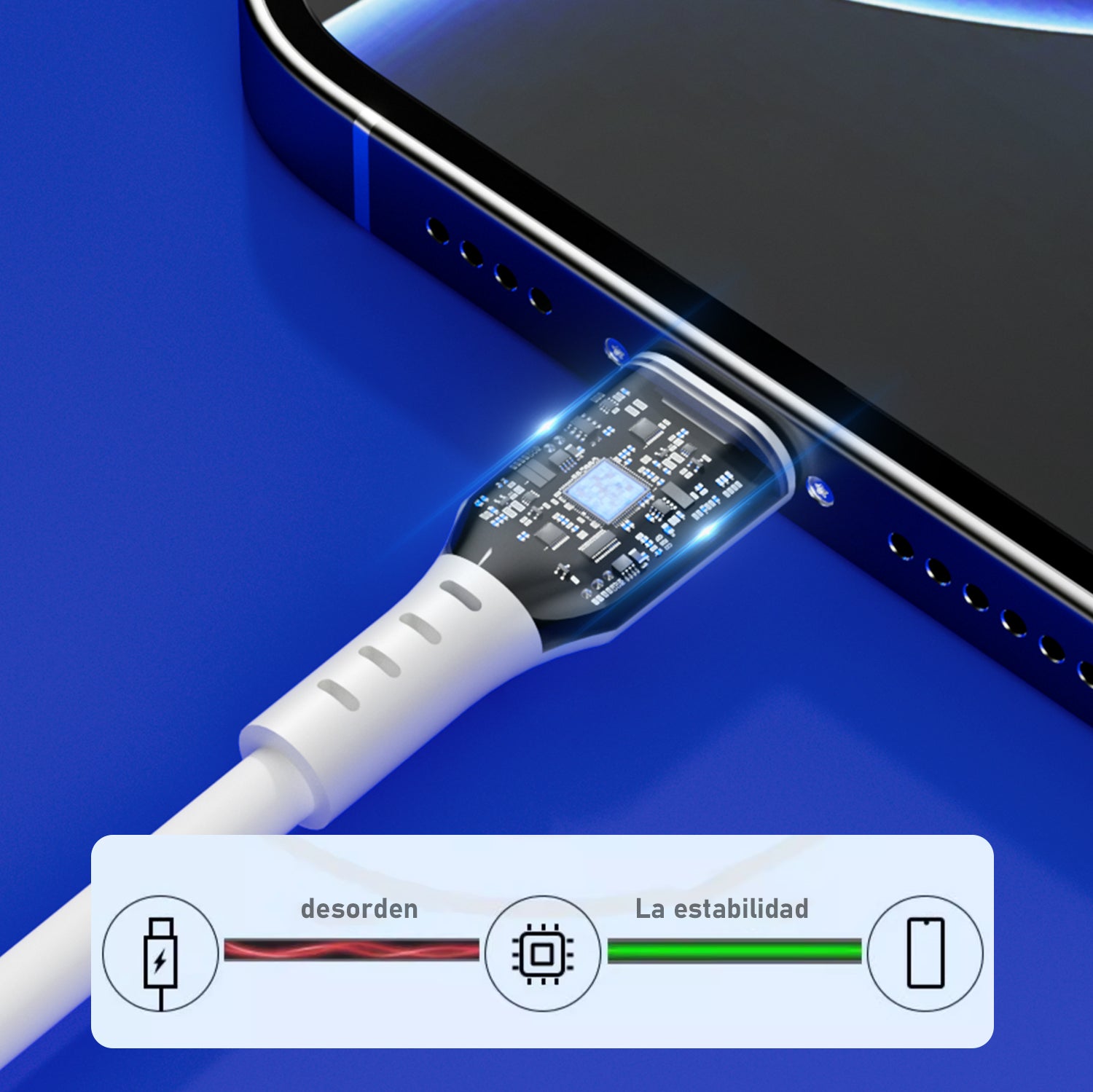 L101 USB - C Cable 2.1A 1M White USB 3.0 UWINN - 5 - CJ